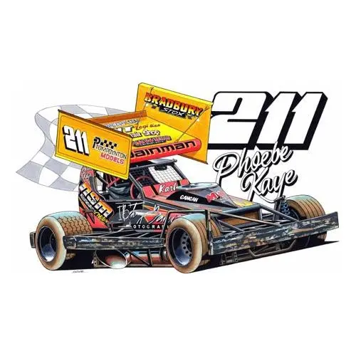 Brisca F1 #211 Phoebe Wainman Caricature Print 1