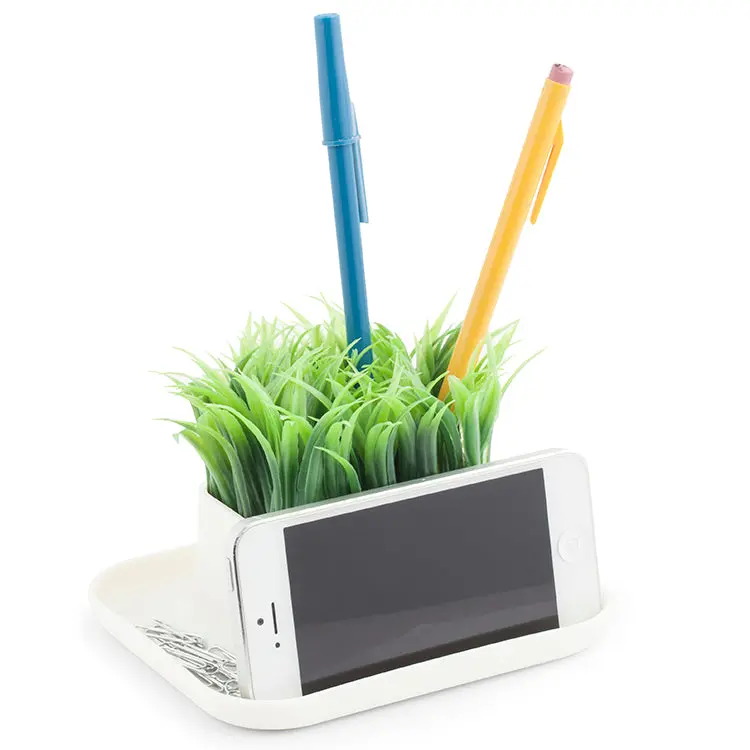 Potted Phone Stand And Pen Holder 1