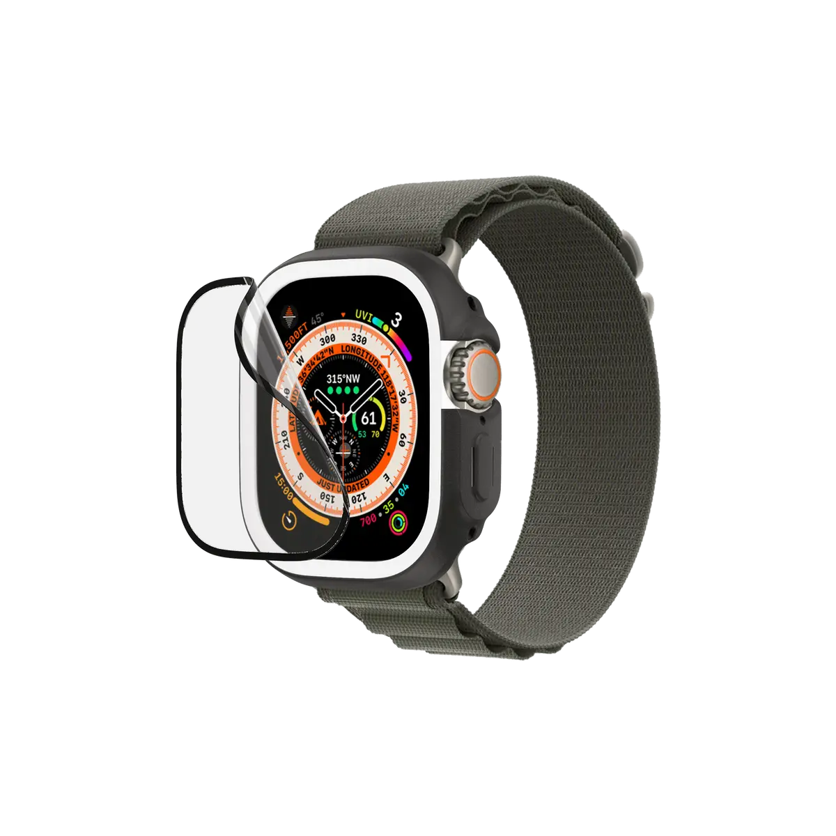 Protection Écran Anti-Chocs 3D Pour Apple Watch Ultra 49Mm 2