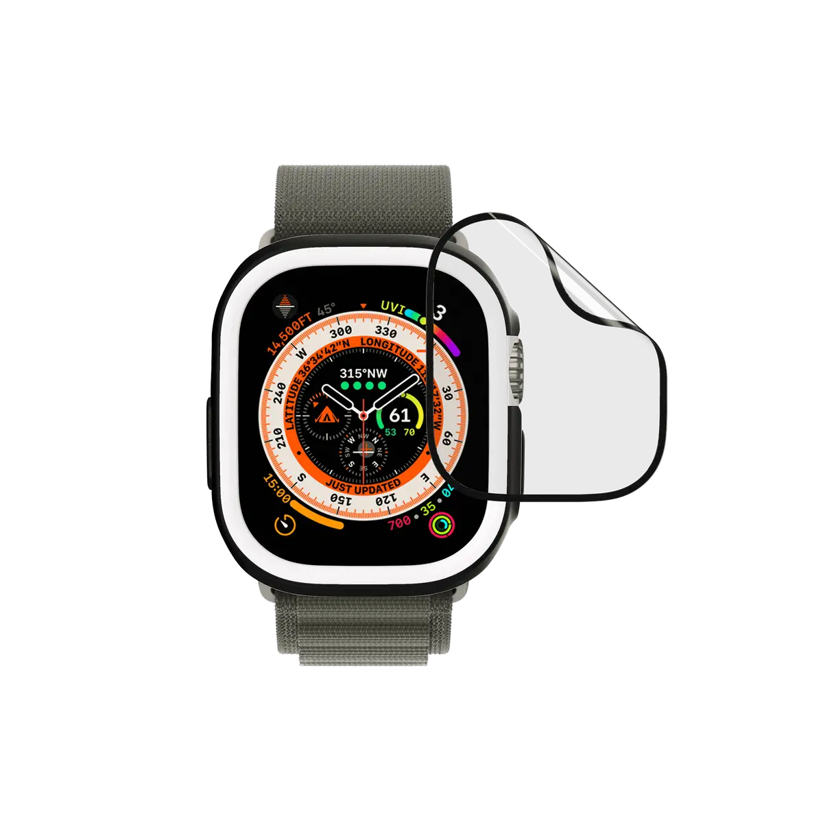 Protection Écran Anti-Chocs 3D Pour Apple Watch Ultra 2 (49Mm) 1