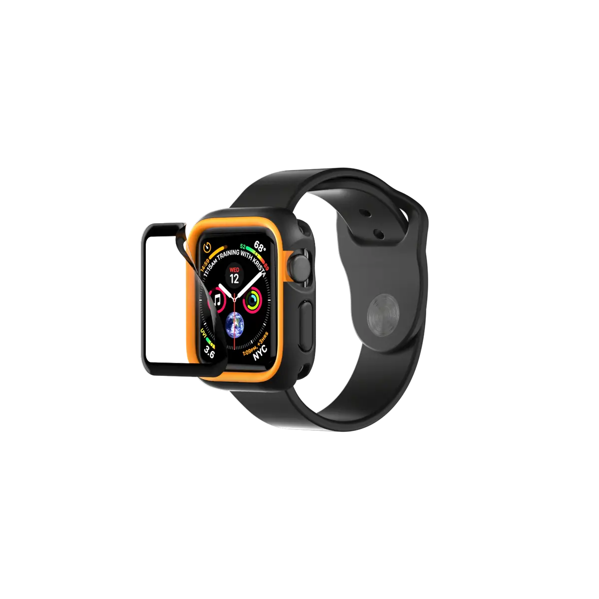 Protection Écran Anti-Chocs 3D Pour Apple Watch (Series 1/2/3) 38Mm 2
