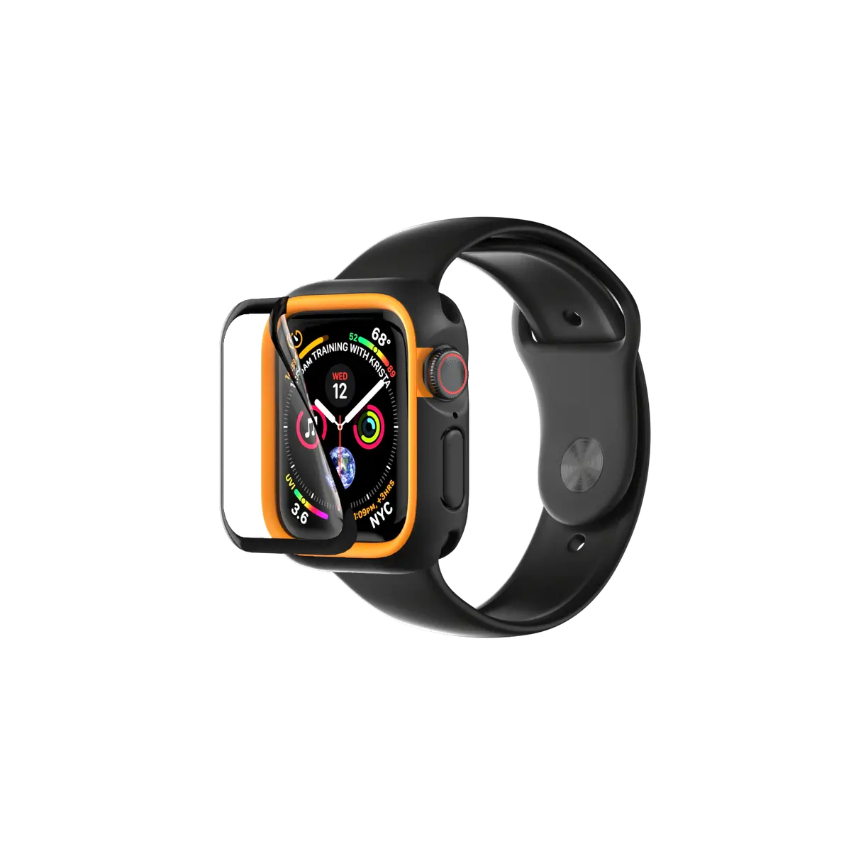 Protection Écran Anti-Chocs 3D Pour Apple Watch (Series 4/5/6/Se) 44Mm 2