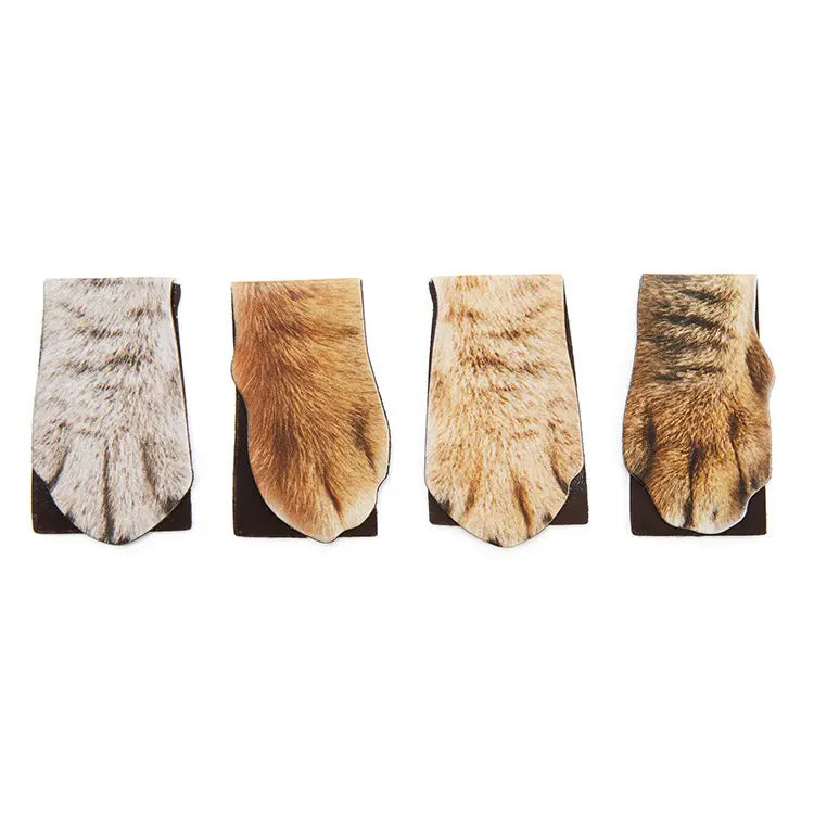 Magnetic Cat Paw Bookmarks 1