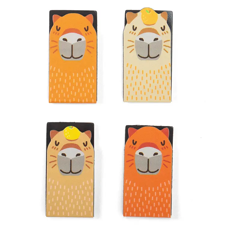 Capybara Magnetic Bookmarks 1