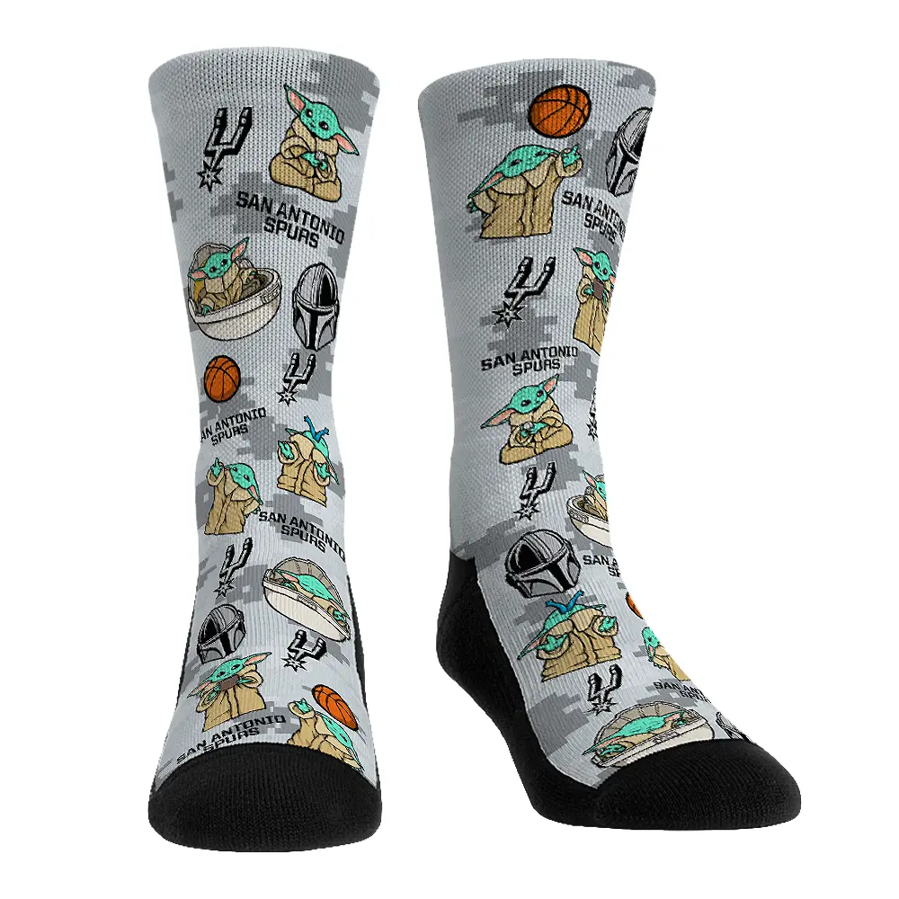 San Antonio Spurs - Star Wars  - Grogu All-Over 1