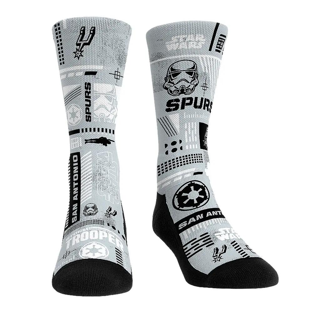 San Antonio Spurs - Star Wars  - Stormtrooper Pattern 1