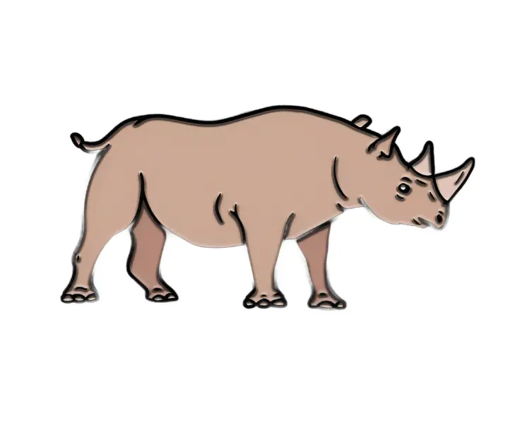 Black Rhino Pin 1