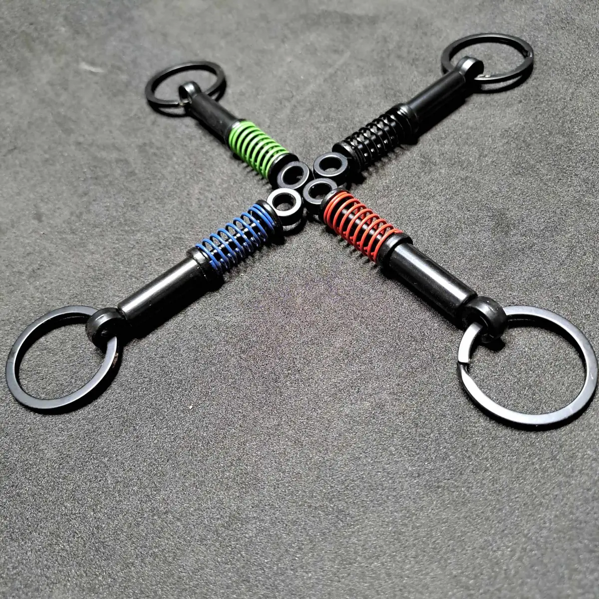 Spring Suspension Shock Absorber Keyring 1