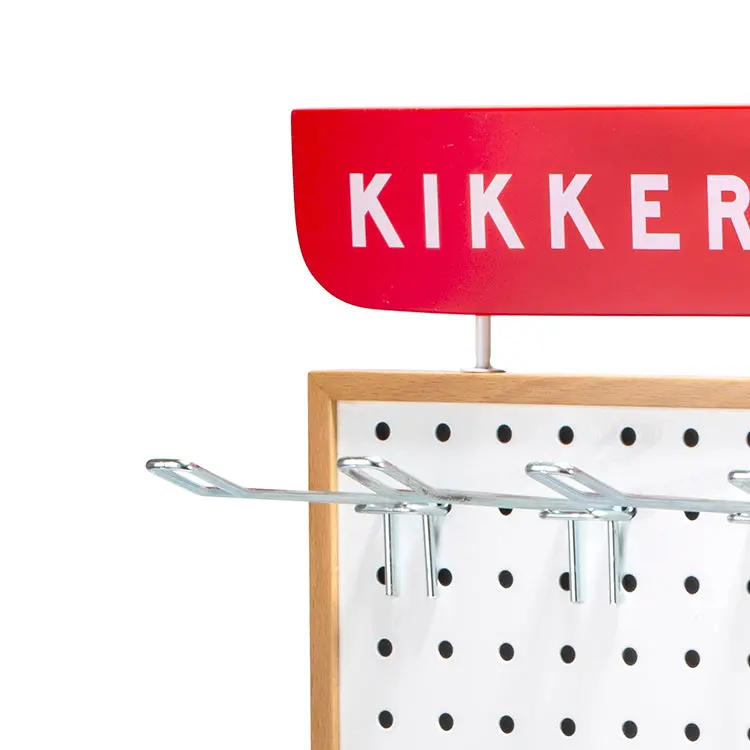 Retail Display Silver Double Hook 1