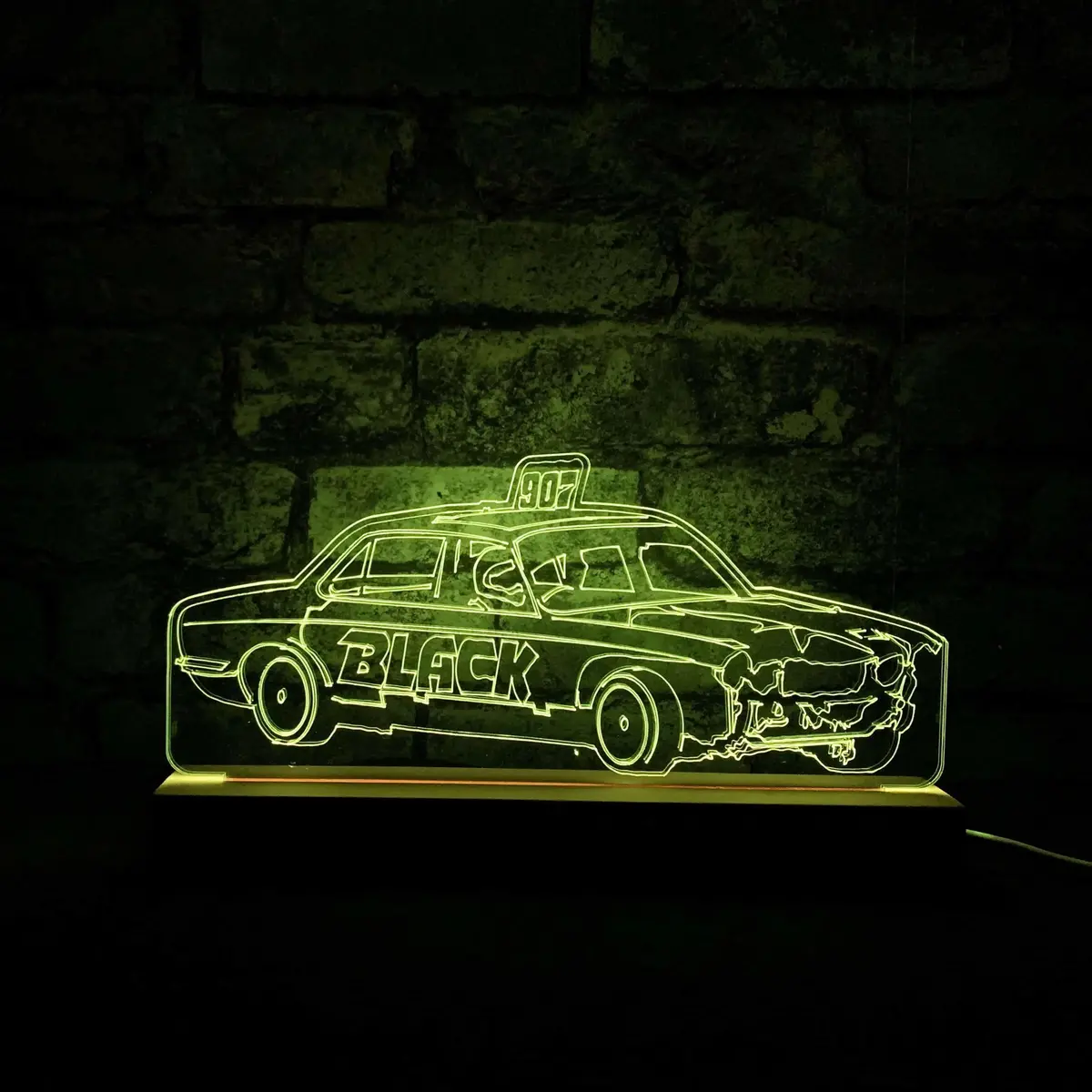 Team Black Banger Led Night Light 2