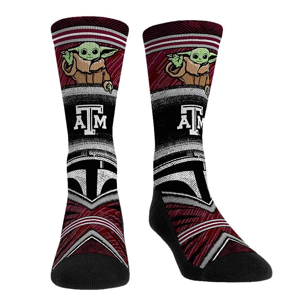 Texas A&M Aggies - Star Wars  - Grogu Intergalactic Fan 1