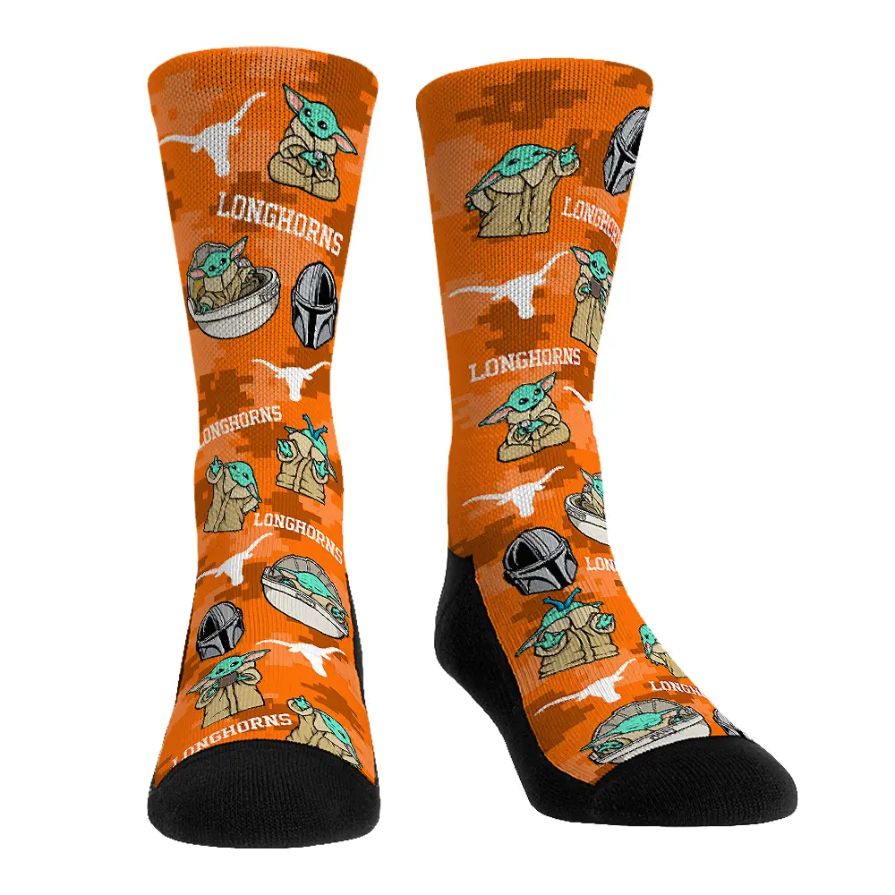 Texas Longhorns - Star Wars  - Grogu All-Over 1