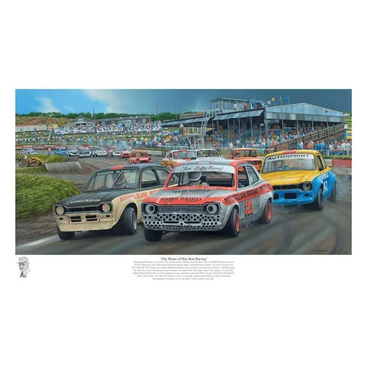 The Home Of Hot Rod Racing Print 1