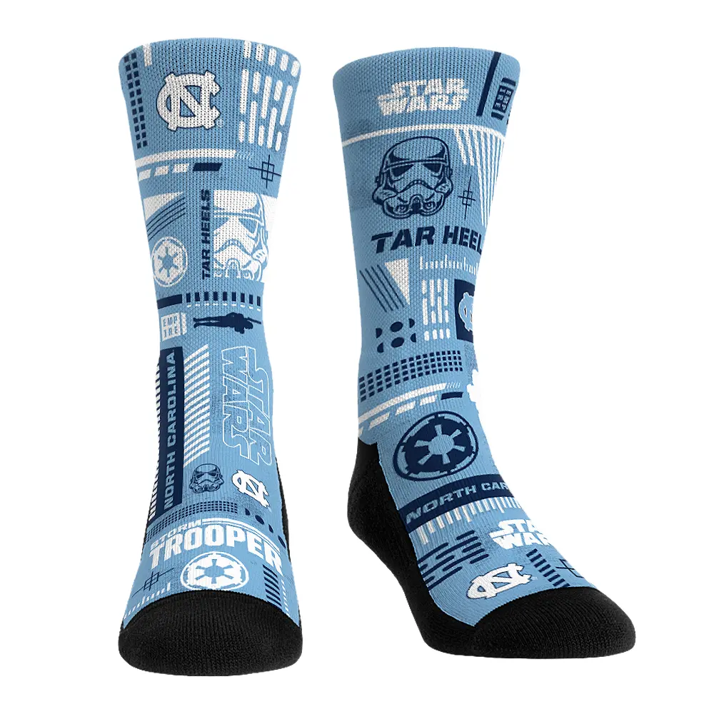 North Carolina Tar Heels - Star Wars  - Stormtrooper Pattern 1
