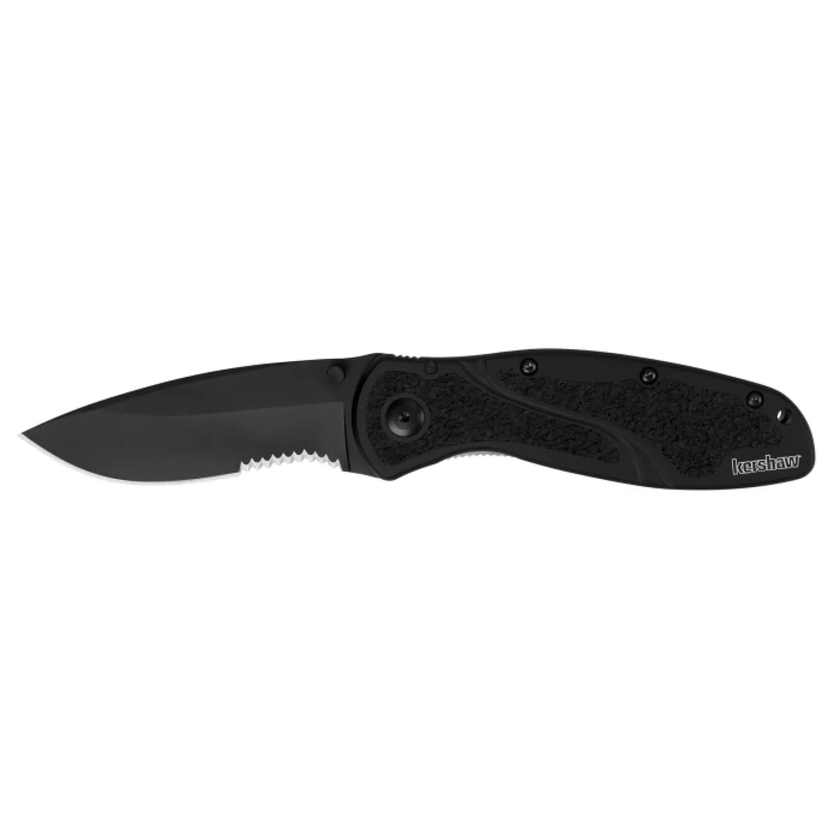 Kershaw 1670Blkst Blur - Black, Serrated 1