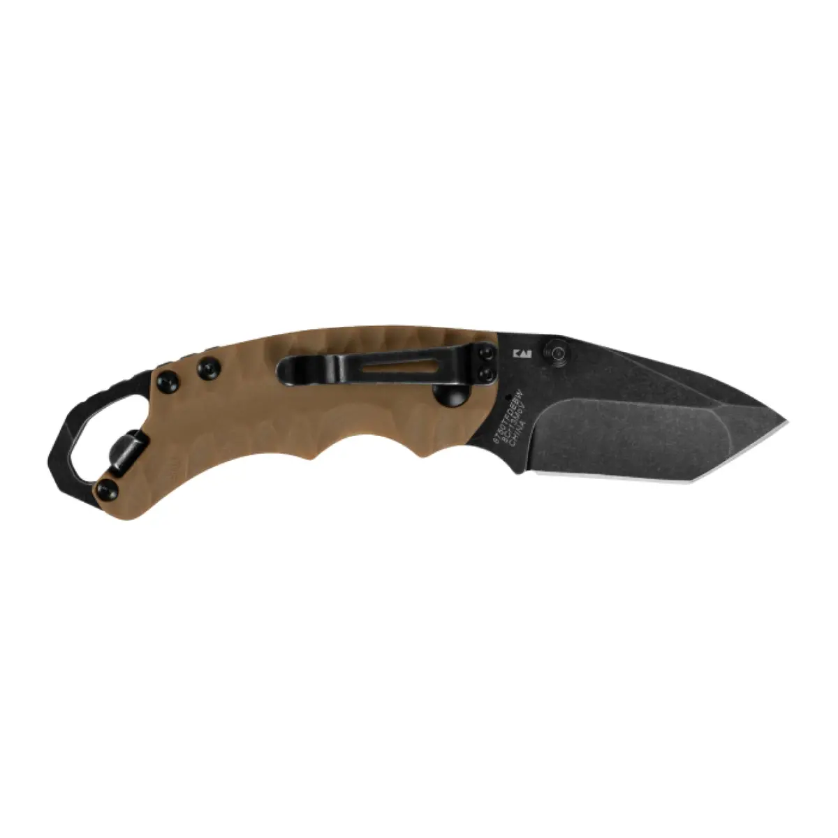 Kershaw 8750Ttanbw Shuffle Ii - Tanto, Tan & Blackwash 1