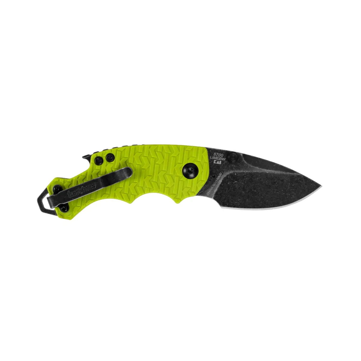 Kershaw 8700Limebw Shuffle - Lime Green, Blackwash 1