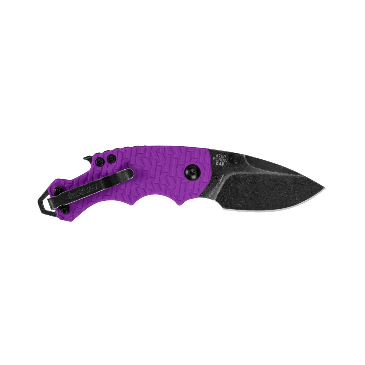 Kershaw 8700Purbw Shuffle - Purple, Blackwash 1