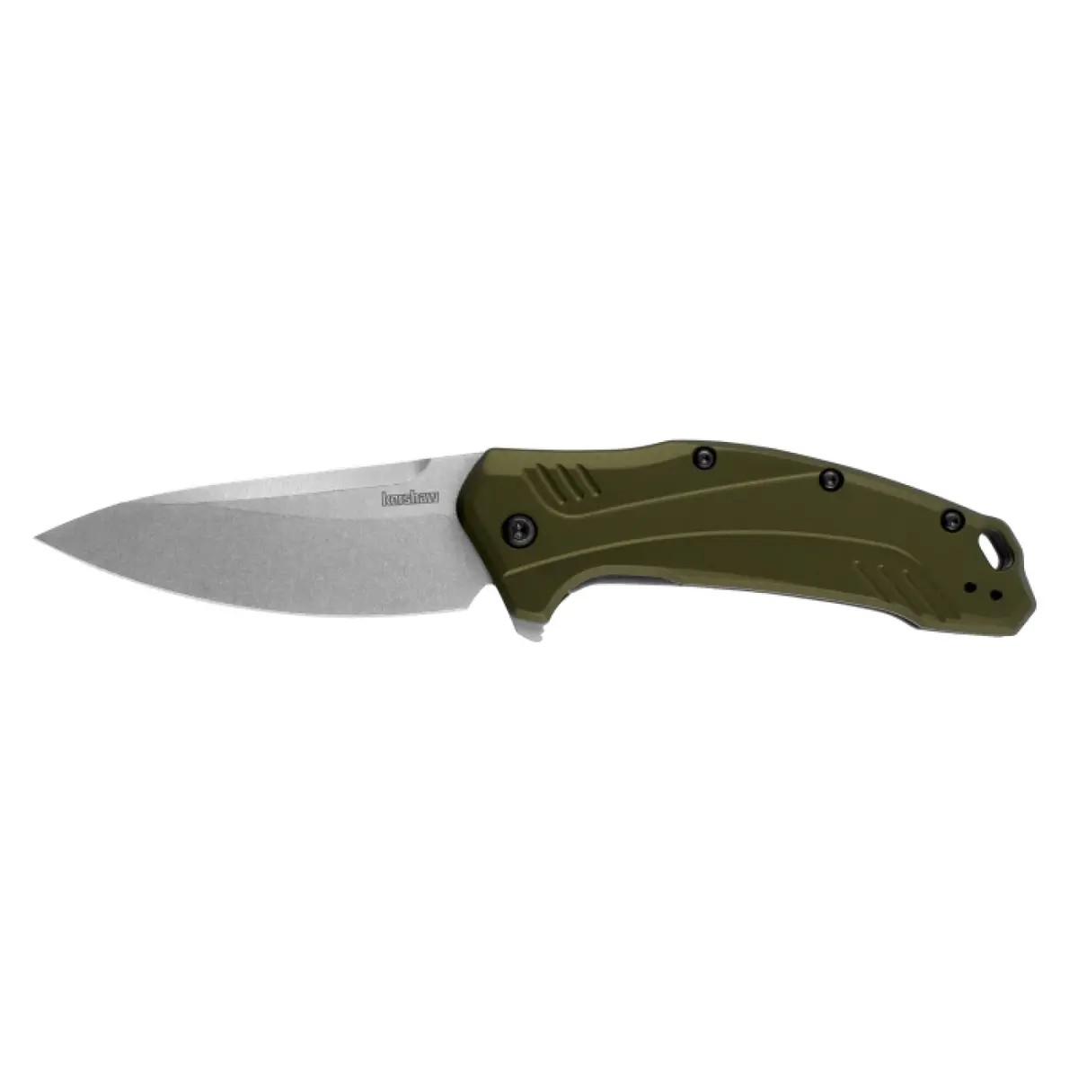 Kershaw 1776Olsw Link - Olive Stonewashed 1