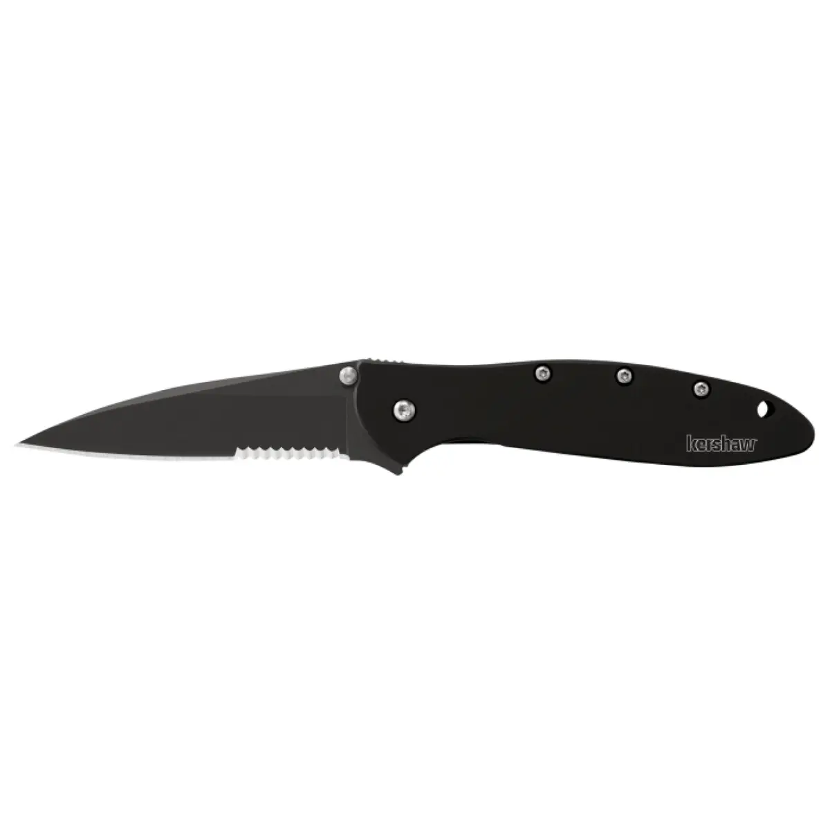 Kershaw 1660Cktst Leek - Black, Serrated 1