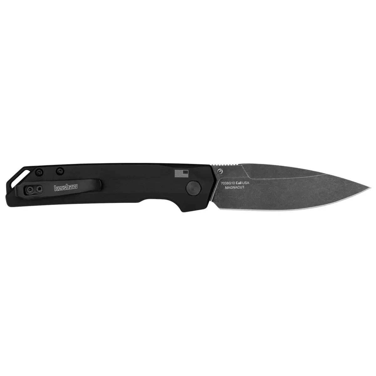 Kershaw 7038G10 Launch Iridium - G10 Automatic Knife With Magnacut Blade Steel And Blackwash 1
