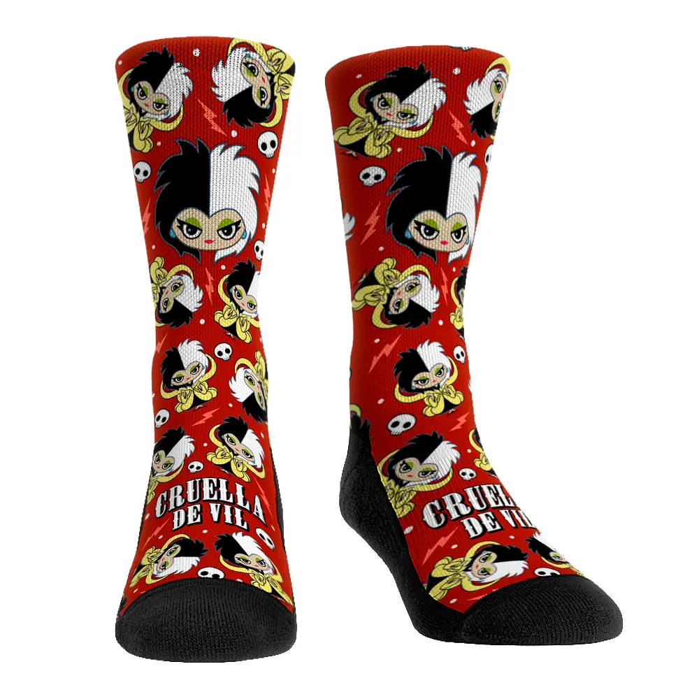 Disney Villains - Cruella  - Chibi All-Over 1