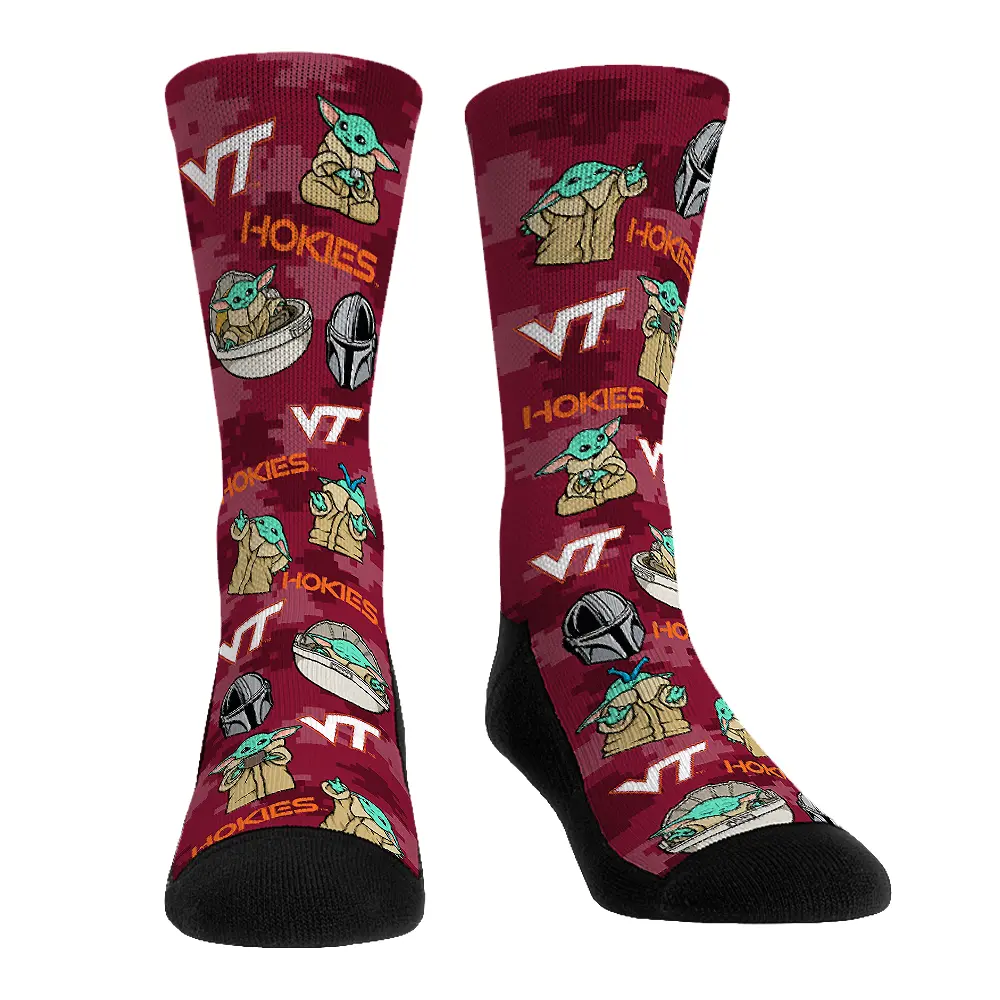 Virginia Tech Hokies - Star Wars  - Grogu All-Over 1