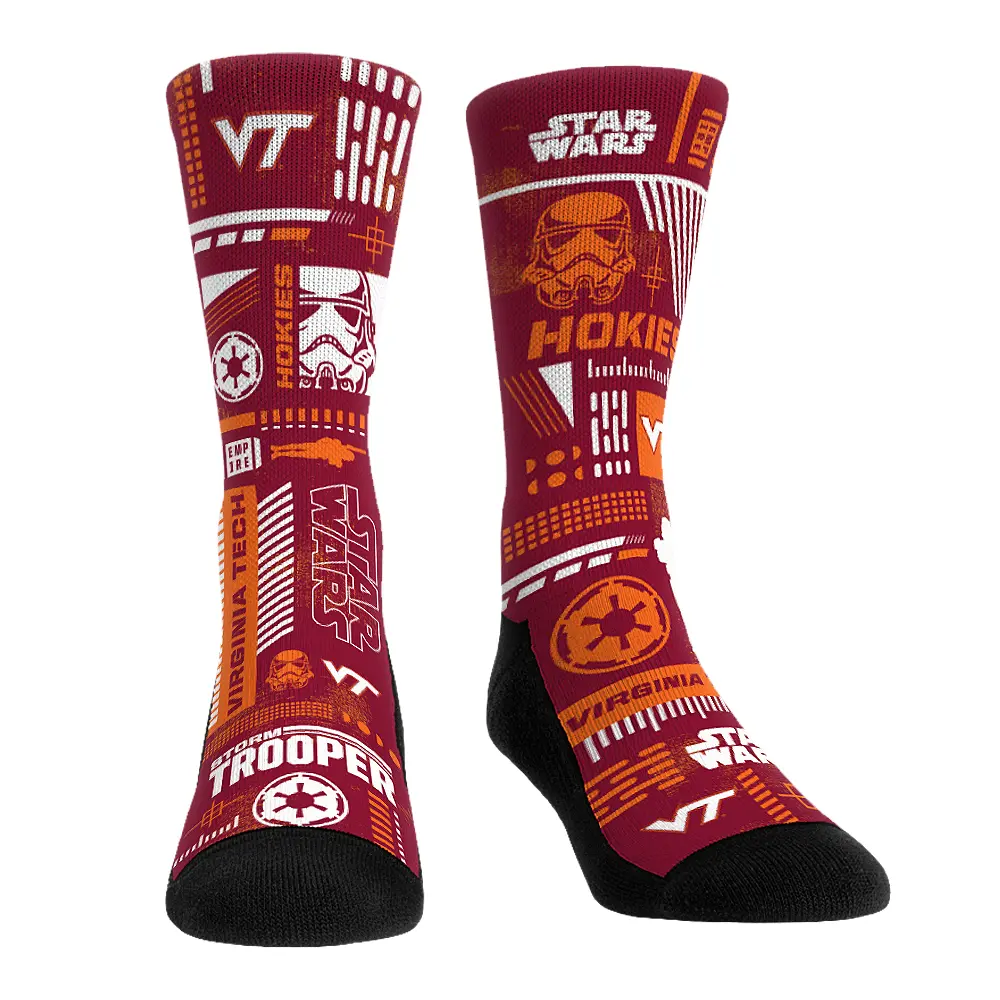 Virginia Tech Hokies - Star Wars  - Stormtrooper Pattern 1