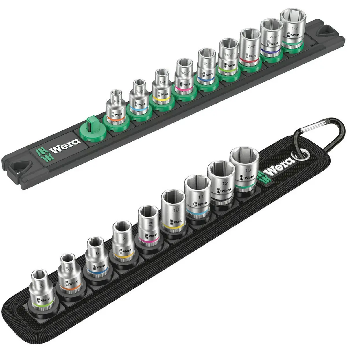 Wera Zyklop Socket Set Combo Set, 18 Pc. 1