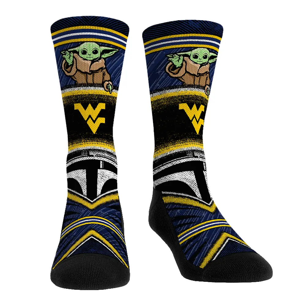 West Virginia Mountaineers - Star Wars  - Grogu Intergalactic Fan 1