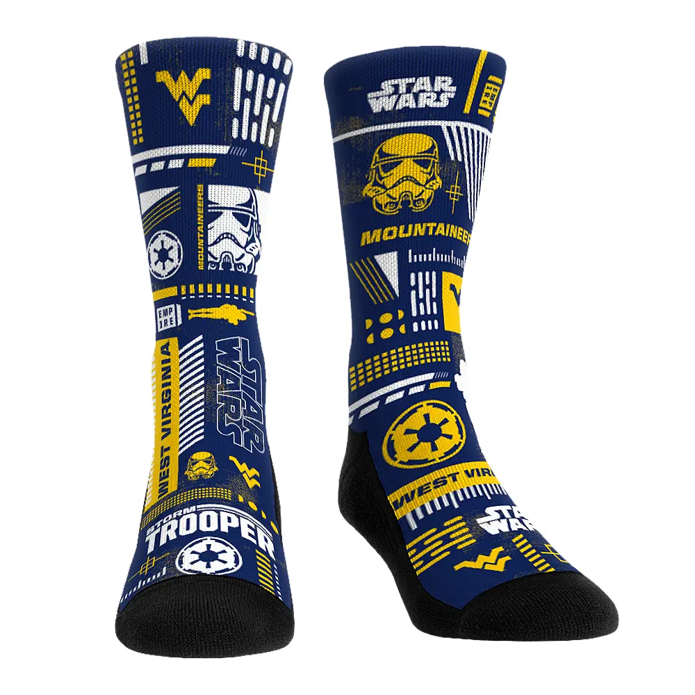 West Virginia Mountaineers - Star Wars  - Stormtrooper Pattern 1