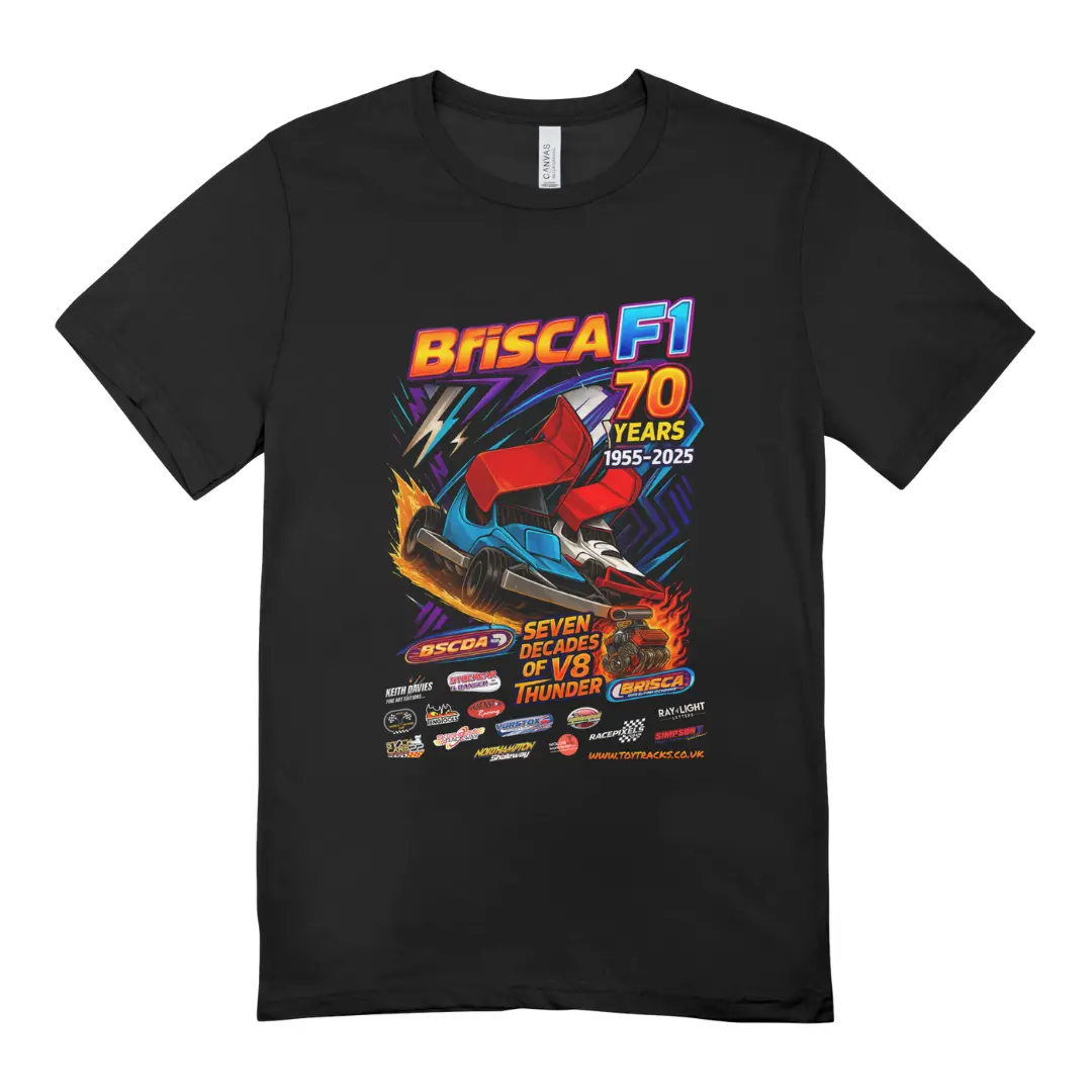 Brisca F1 70 Years 2025 T-Shirt 1