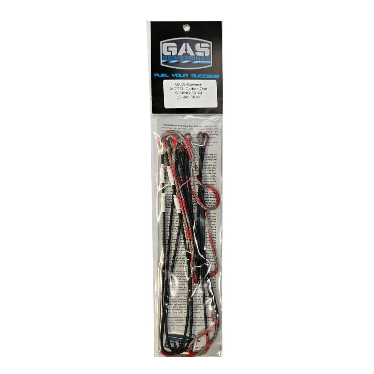Gas Bowstrings Custom High Octane String & Cable Complete Set (Bowtech Carbon One) (Clearance X1043395) 1