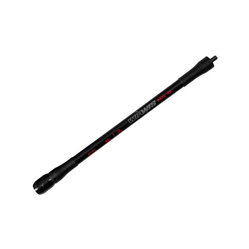 Wiawis Acs-El Carbon Side Rods (Matt Black- 11") (Clearance X1043824) 1