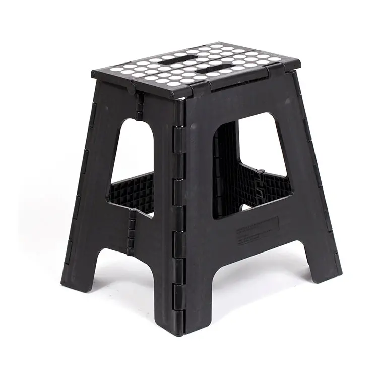 Rhino® Ii Tall Folding Step Stool Black 1