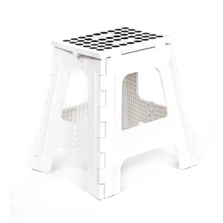 Rhino® Ii Tall Folding Step Stool White 1