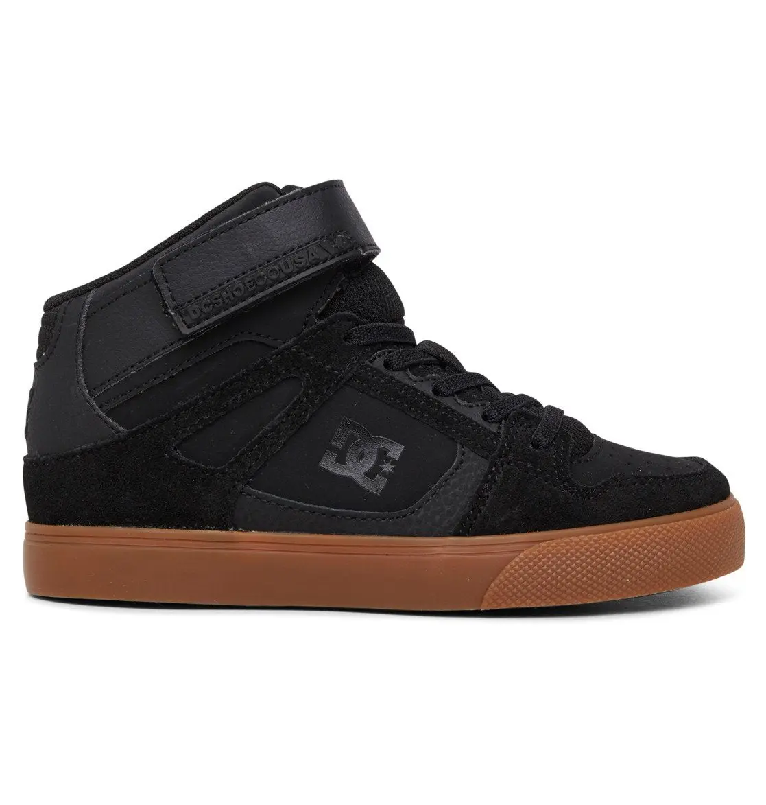 Kids' Pure High Elastic Lace High-Top Shoes 1