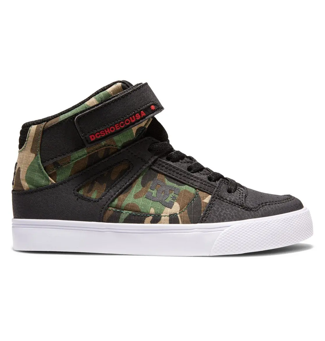 Kids' Pure High Elastic Lace High-Top Shoes 1