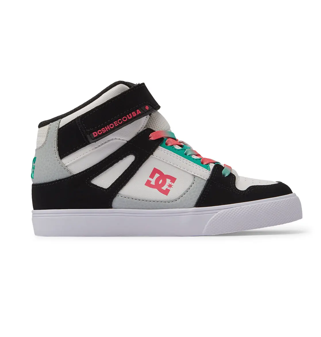Kids' Pure High-Top Elastic Lace High-Top Shoes 1