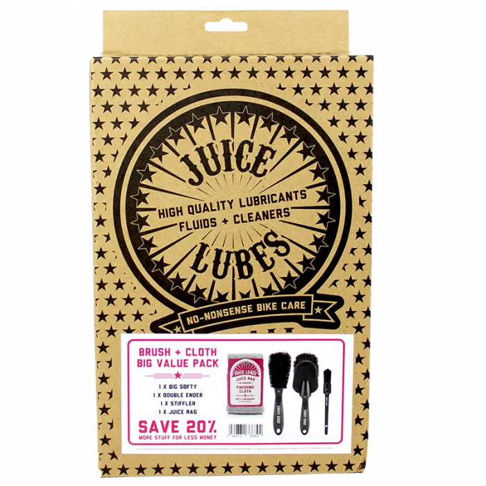 Juice Lubes Cleaning Brush And Cloth Pack 1