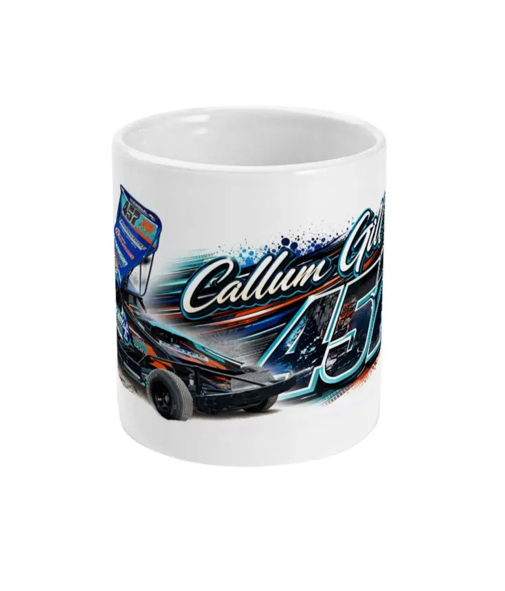 Callum Gill #457 – Brisca F1 Stock Car Mug 1