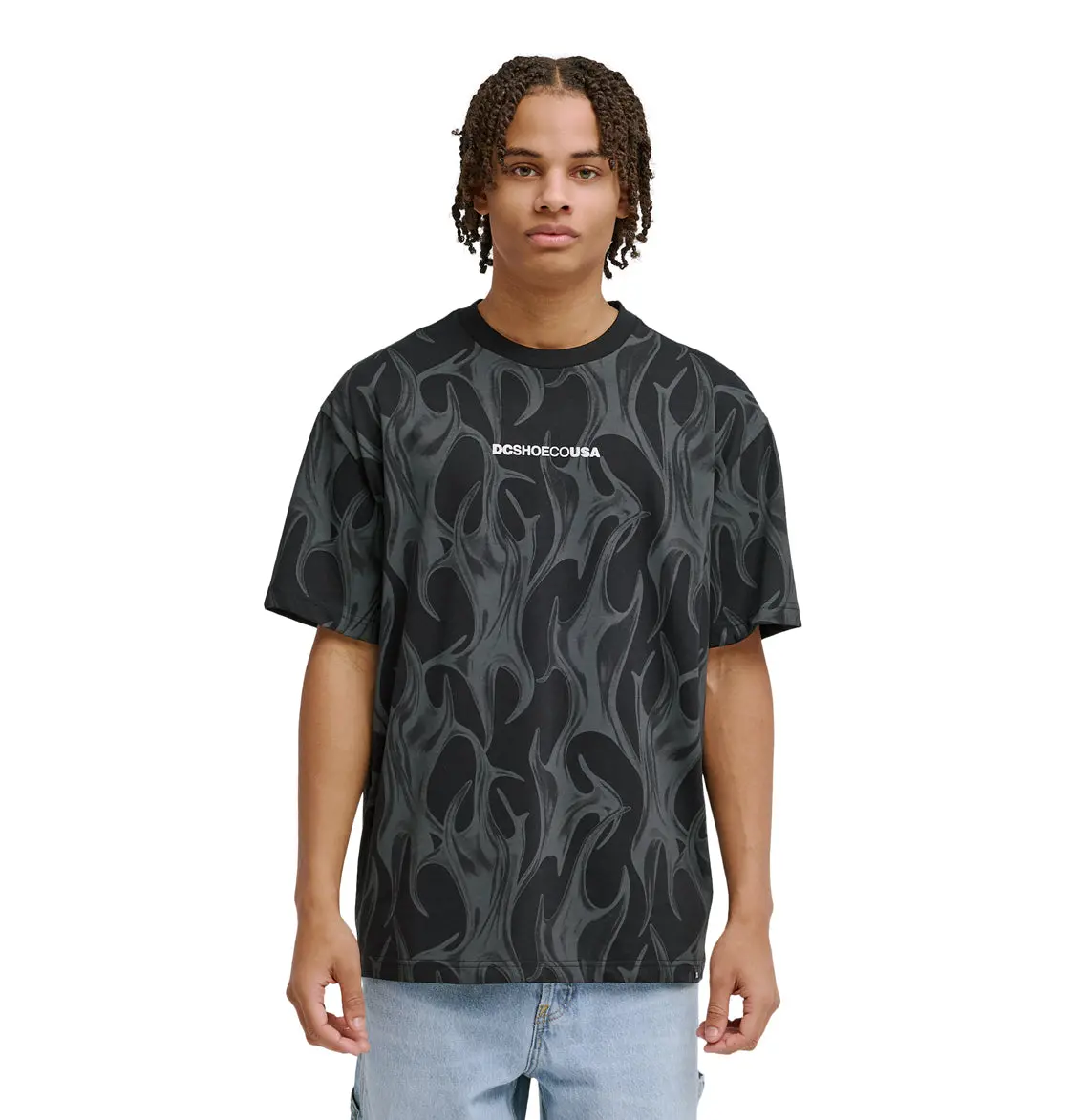 Men's Dc Liquid Fuego Heritage Short Sleeve Shirt 1