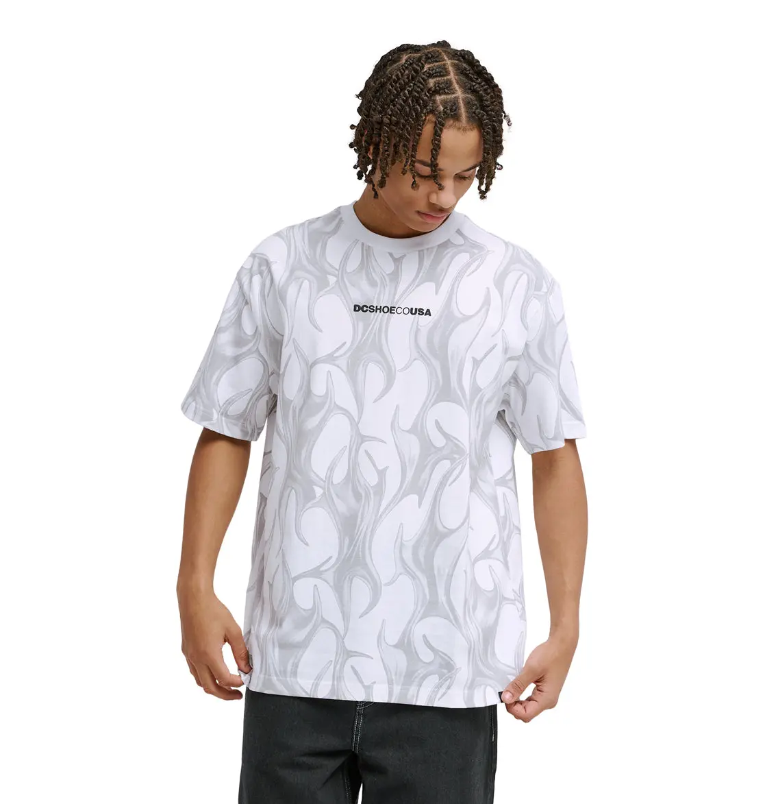 Men's Dc Liquid Fuego Heritage Short Sleeve Shirt 1