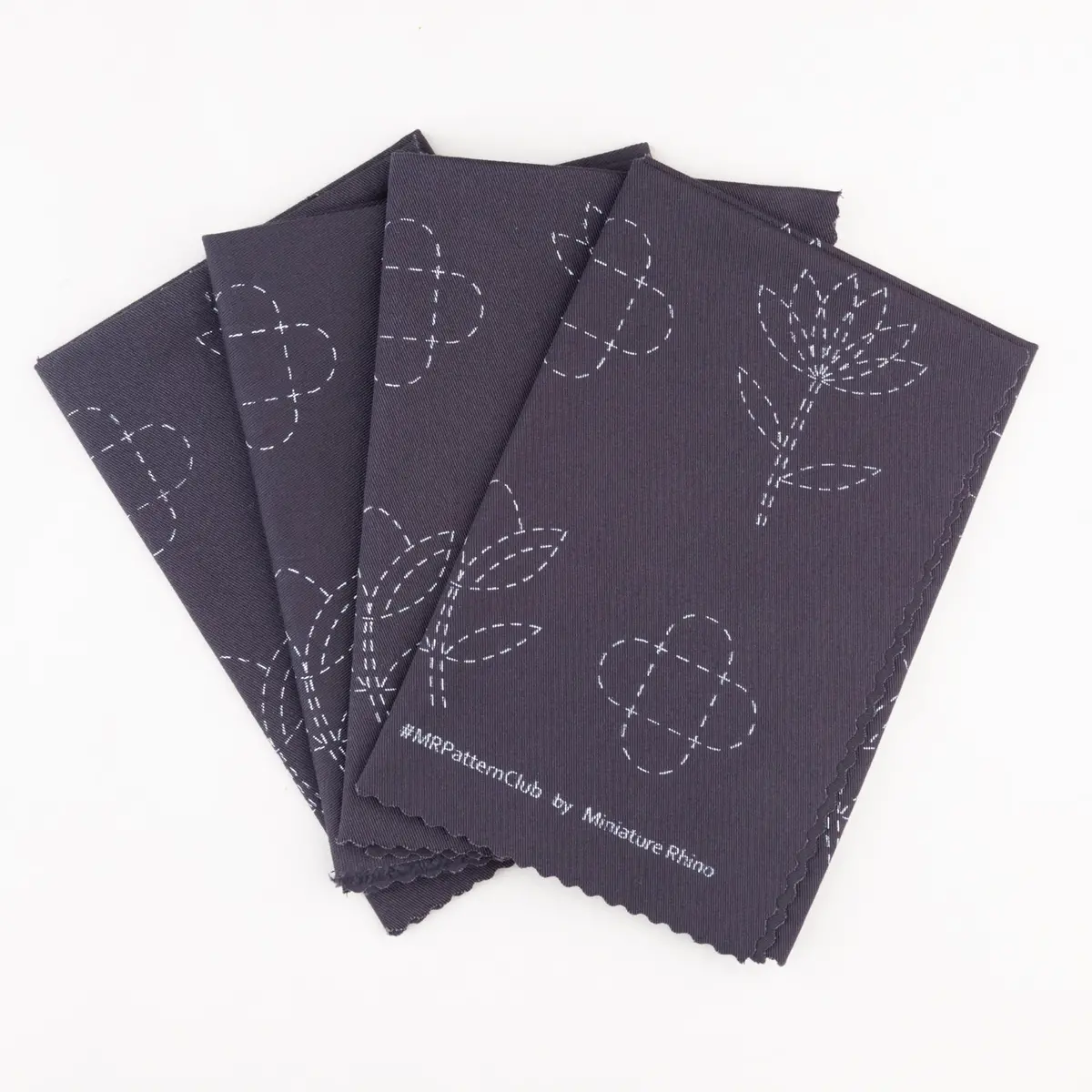 Embroidery Stitch Sampler Limited Edition Pattern Club Upcycled Materials 1