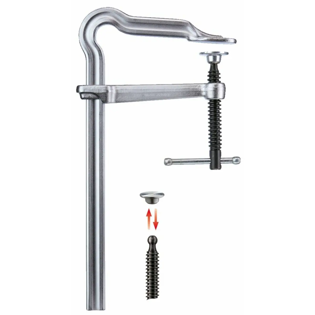 Bessey Rsc-24 Clamp, Anti-Vibration, Omega Bend Style, 24 In. X 4.75 In., 1100 Lb 1