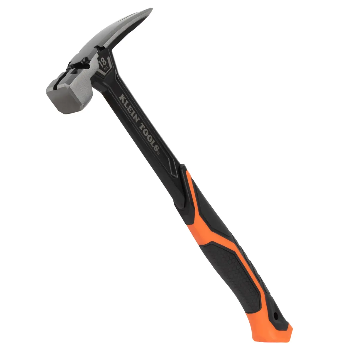 Klein Tools H80918s Smooth Face Steel Claw Hammer, 18-Ounce 1