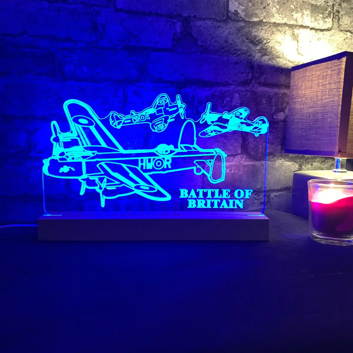 Battle Of Britain Aircraft Led Lamp Night Light 1