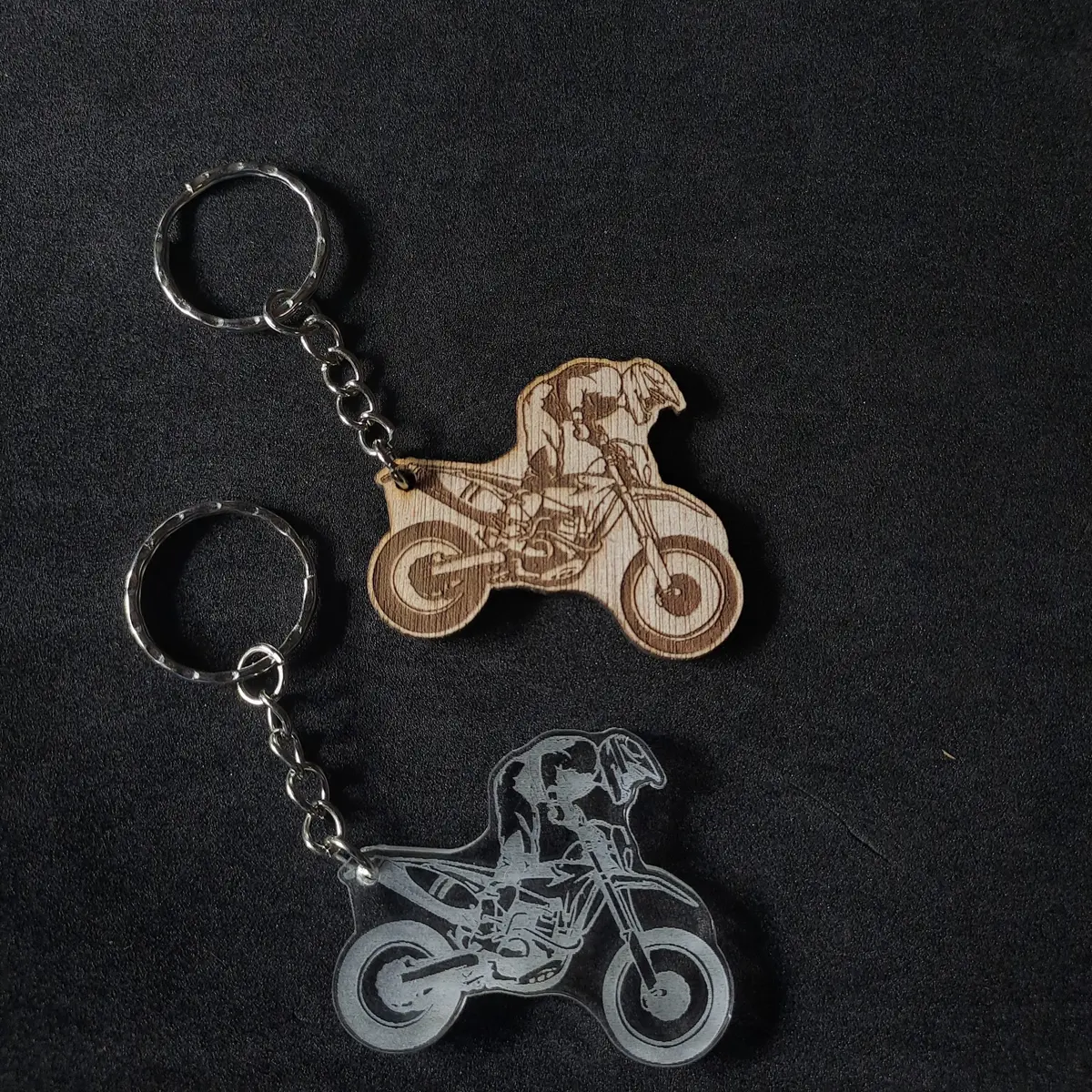Motor Cross Keyring 1