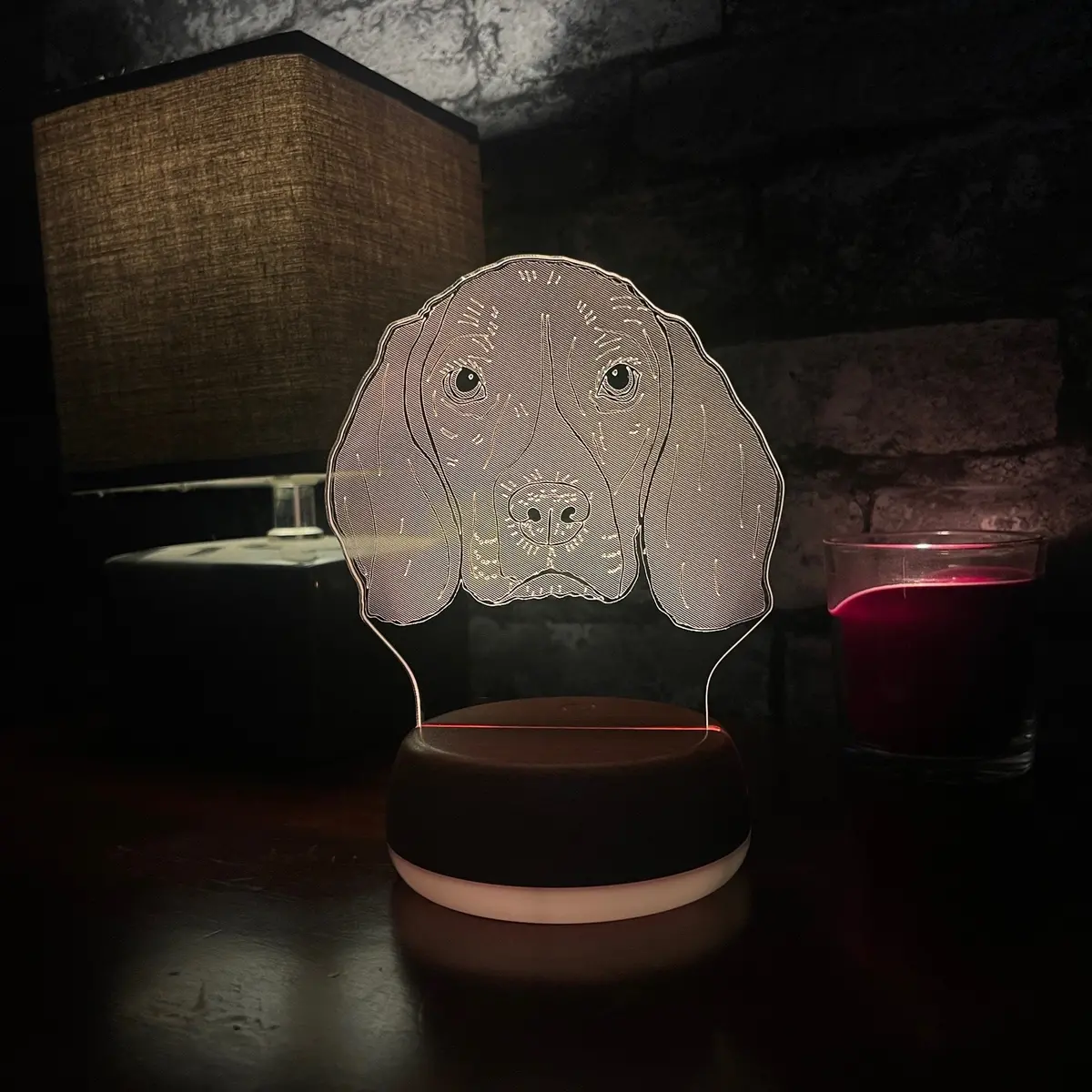Beagle Dog Led Lamp Night Light 1