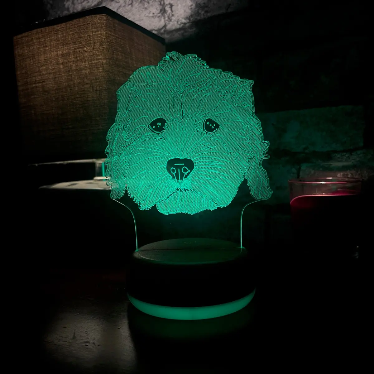 Cockapoo Dog Led Lamp Night Light 1
